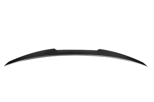 BMW 4 Series 440i 435i 430i 428i F32 Coupe 2014 2015 2016 2017 2018 2019 2020 & M4 F82 Coupe 2014 2015 2016 2017 2018 2019 2020 with Aftermarket Parts - M4 V2 Style Rear Lip Spoiler Pre-preg Carbon Fiber from Aero Republic