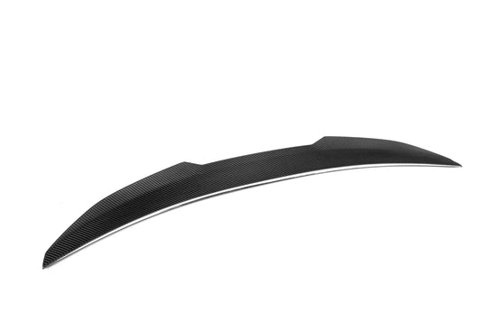 BMW 4 Series Gran Coupe 440i 435i 430i 428i F36 2014 2015 2016 2017 2018 2019 2020 with Aftermarket Parts - PSM Style Rear Lip Spoiler Pre-preg Carbon Fiber from Aero Republic
