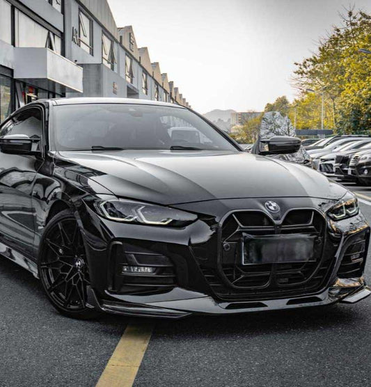 BMW 4 Series M440 430 G22 G23 2020 2021 2022 2023 2024 with Aftermarket Parts - CSL / Without ACC & CSL / With ACC Front Kidney Grill Pre-preg Carbon Fiber from Aero Republic