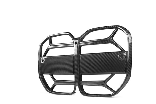 BMW 4 Series M440 430 G22 G23 2020 2021 2022 2023 2024 with Aftermarket Parts - CSL / Without ACC & CSL / With ACC Front Kidney Grill Pre-preg Carbon Fiber from Aero Republic