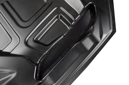 BMW 4 Series M440 430 G22 G23 2020-ON & 4 Series M440 430 G26 2020-ON with Aftermarket Parts - Tempered Glass Clearview Hood Dry Pre-preg Carbon Fiber from Aero Republic
