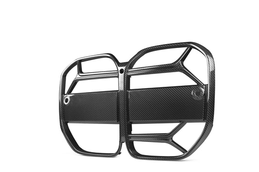 BMW 4 Series M440 430 G22 G23 2020 2021 2022 2023 2024 with Aftermarket Parts - CSL / Without ACC & CSL / With ACC Front Kidney Grill Pre-preg Carbon Fiber from Aero Republic
