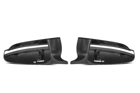 BMW 4 Series M440 430 G22 G23 2020-2021 (Right Hand Drive Only) & 4 Series 430 G22 G23 G26 2022-ON Right Hand Drive Only) & I4 e Drive 40 G26 2022-ON (Right Hand Drive Only) with Aftermarket Parts - F9X Style / RHD Replacement Mirror Caps Pre-preg Carbon Fiber from Aero Republic