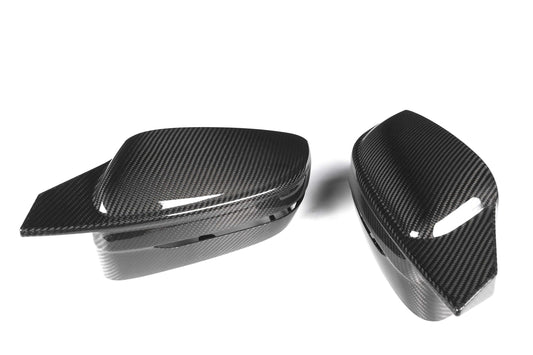 BMW 4 Series M440 430 G22 G23 2020 2021 & 4 Series 430 G22 G23 G26 2022-ON & I4 e Drive 40 G26 2022-ON LHD (Left Hand Drive Only) & RHD (Right Hand Drive Only) with Aftermarket Parts - G8X M Style / LHD & RHD Replacement Mirror Caps Pre-preg Carbon Fiber from Aero Republic