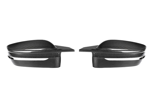 BMW 4 Series M440 430 G22 G23 2020 2021 & 4 Series 430 G22 G23 G26 2022-ON & I4 e Drive 40 G26 2022-ON LHD (Left Hand Drive Only) & RHD (Right Hand Drive Only) with Aftermarket Parts - G8X M Style / LHD & RHD Replacement Mirror Caps Pre-preg Carbon Fiber from Aero Republic
