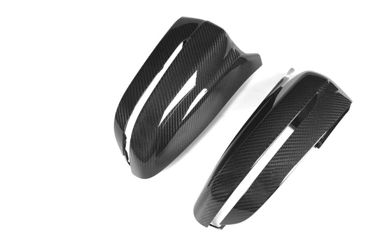 BMW 4 Series M440 430 G22 G23 2020 2021 (Left Hand Drive Only) & 430 G22 G23 G26 2022-ON (Left Hand Drive Only) & I4 eDrive 40 G26 2022-ON (Left Hand Drive Only) with Aftermarket Parts - OE Style & F9X Style / LHD Replacement Mirror Caps Carbon Fiber from Aero Republic