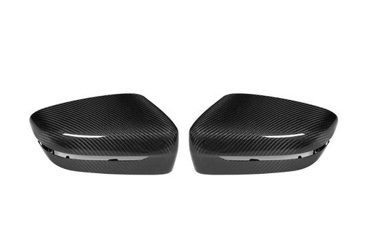 BMW 4 Series M440 430 G22 G23 2020 2021 (Left Hand Drive Only) & 430 G22 G23 G26 2022-ON (Left Hand Drive Only) & I4 eDrive 40 G26 2022-ON (Left Hand Drive Only) with Aftermarket Parts - OE Style & F9X Style / LHD Replacement Mirror Caps Carbon Fiber from Aero Republic