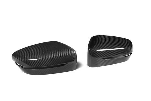 BMW 4 Series M440 430 G22 G23 2020 2021 (Left Hand Drive Only) & 430 G22 G23 G26 2022-ON (Left Hand Drive Only) & I4 eDrive 40 G26 2022-ON (Left Hand Drive Only) with Aftermarket Parts - OE Style & F9X Style / LHD Replacement Mirror Caps Carbon Fiber from Aero Republic