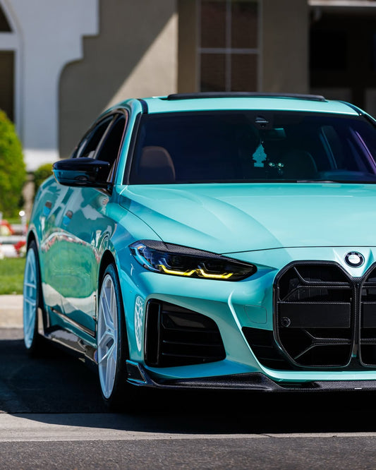 BMW 4 Series Gran Coupe M440 430 G26 2020 2021 2022 2023 2024 with Aftermarket Parts - CSL / Without ACC & CSL / With ACC Front Kidney Grill Pre-preg Carbon Fiber from Aero Republic