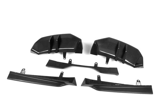 BMW 5 Series 540i xDrive / 530i xDrive / 530i / 550e xDrive G60 2024-ON with Aftermarket Parts - MP Style Rear Diffuser Pre-preg Carbon Fiber from Aero Republic
