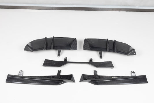 BMW 5 Series 540i xDrive / 530i xDrive / 530i / 550e xDrive G60 2024-ON with Aftermarket Parts - MP Style Rear Diffuser Pre-preg Carbon Fiber from Aero Republic