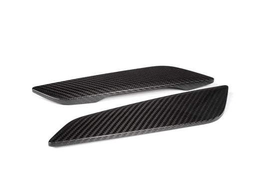 BMW 5 Series M550i 540i G30 (Fits both Pre-LCI & LCI) 2017 2018 2019 2020 2021 2022 2023 with Aftermarket Parts - OE Style Front Fender Vent Trim Carbon Fiber from Aero Republic