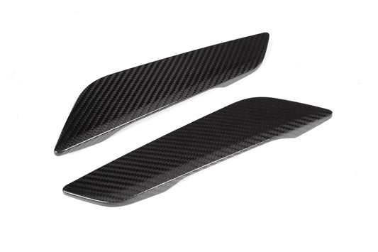 BMW 5 Series M550i 540i G30 (Fits both Pre-LCI & LCI) 2017 2018 2019 2020 2021 2022 2023 with Aftermarket Parts - OE Style Front Fender Vent Trim Carbon Fiber from Aero Republic