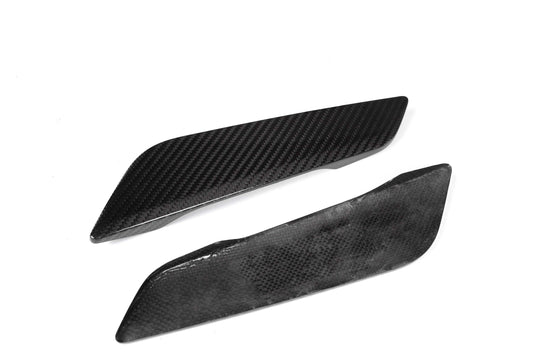 BMW 5 Series M550i 540i G30 (Fits both Pre-LCI & LCI) 2017 2018 2019 2020 2021 2022 2023 with Aftermarket Parts - OE Style Front Fender Vent Trim Carbon Fiber from Aero Republic