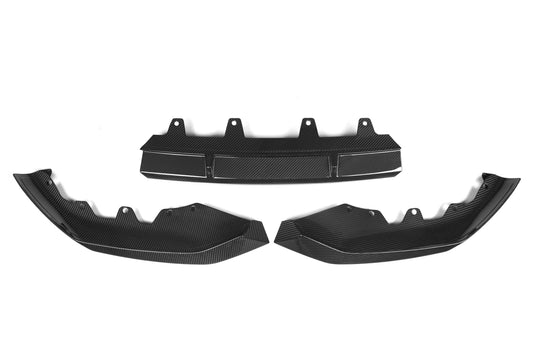 BMW 5 Series M550i 540i LCI G30 2021 2022 2023 with Aftermarket Parts - MP Style Front Lip Carbon Fiber from Aero Republic