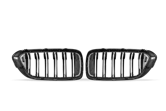 BMW 6 Series Gran Turismo GT 640i 630i 640d 630d 620d Pre-LCI G32 2017 2018 2019 2020 with Aftermarket Parts - Dual Slat Front Kidney Grill Pre-preg Carbon Fiber from Aero Republic