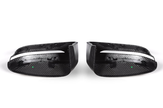 BMW 6 Series Gran Turismo GT 640i 630i 640d 630d 620d Pre-LCI G32 2017-2023 LHD (Both Fits Pre-LCI & LCI) (Left Hand Drive Only) with Aftermarket Parts - OE Style Replacement Mirror Caps Carbon Fiber from Aero Republic