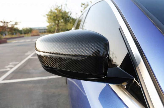 BMW 6 Series Gran Turismo GT 640i 630i 640d 630d 620d Pre-LCI G32 2017-2023 LHD (Both Fits Pre-LCI & LCI) (Left Hand Drive Only) with Aftermarket Parts - OE Style Replacement Mirror Caps Carbon Fiber from Aero Republic