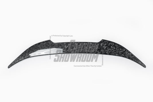 BMW 8 Series M850 840 G14 2018 2019 2020 2021 2022 2023 2024 & M8 F91 2019 2020 2021 2022 2023 2024 with Aftermarket Parts - AC Style Rear Lip Spoiler Pre-preg Carbon Fiber from Aero Republic