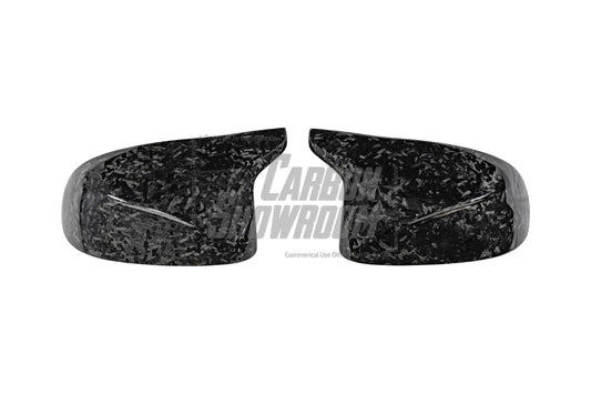 BMW X3M X3MC F97 & X4M X4MC F98 2019 2020 2021 (Fits Both Pre-LCI & LCI) 2020 2021 2022 2023 2024 with Aftermarket Parts - OE Style Replacement Mirror Caps Pre-preg Carbon Fiber from Aero Republic