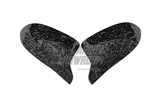BMW X3M X3MC F97 & X4M X4MC F98 2019 2020 2021 (Fits Both Pre-LCI & LCI) 2020 2021 2022 2023 2024 with Aftermarket Parts - OE Style Replacement Mirror Caps Pre-preg Carbon Fiber from Aero Republic
