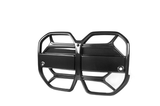 BMW I4 M50 / e Drive 40 G26 2020 2021 2022 2023 2024 with Aftermarket Parts - CSL / Without ACC & CSL / With ACC Front Kidney Grill Pre-preg Carbon Fiber from Aero Republic