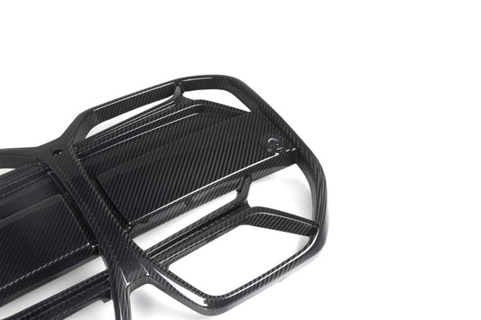 BMW I4 M50 / e Drive 40 G26 2020 2021 2022 2023 2024 with Aftermarket Parts - CSL / Without ACC & CSL / With ACC Front Kidney Grill Pre-preg Carbon Fiber from Aero Republic
