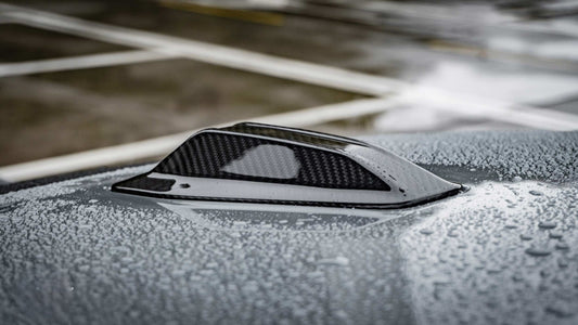 BMW I4 M50 / e Drive 40 G26 & 4 Series Gran Coupe M440i 430i G26 2022-ON with Aftermarket Parts - Antenna Trim Cover Carbon Fiber from Aero Republic