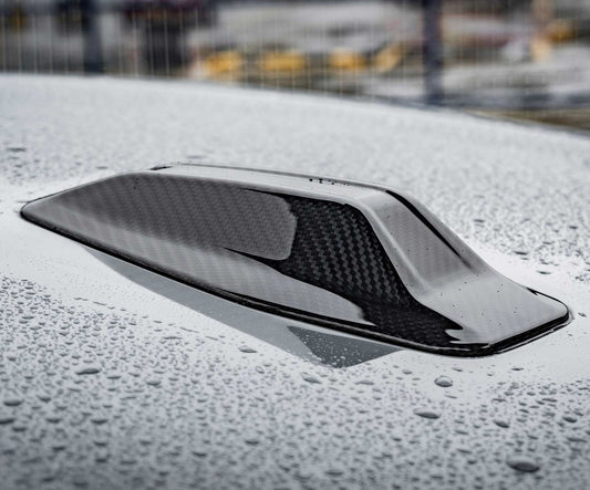 BMW I4 M50 / e Drive 40 G26 & 4 Series Gran Coupe M440i 430i G26 2022-ON with Aftermarket Parts - Antenna Trim Cover Carbon Fiber from Aero Republic
