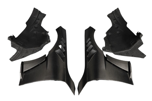 BMW M2C M2 G87 2023-ON with Aftermarket Parts - N style Front Fenders & Liners Dry Pre-preg Carbon Fiber from Aero Republic