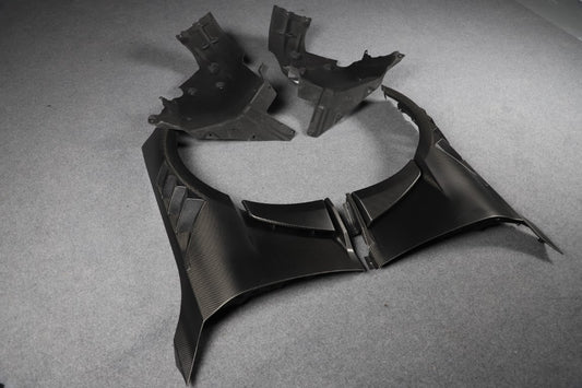 BMW M2C M2 G87 2023-ON with Aftermarket Parts - N style Front Fenders & Liners Dry Pre-preg Carbon Fiber from Aero Republic