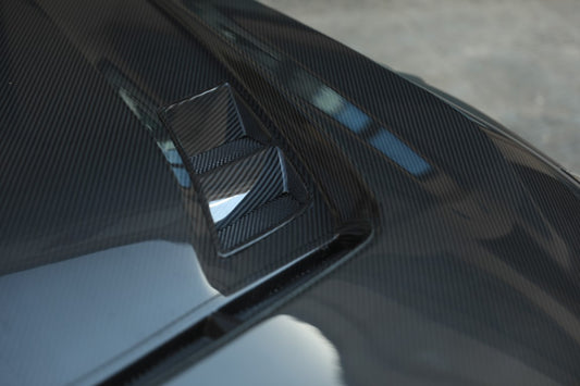 BMW M2C M2 G87 2023-ON & 2 Series M240i 230i G42 2022-ON with Aftermarket Parts - Vor Style Hood Dry Pre-preg Carbon Fiber from Aero Republic