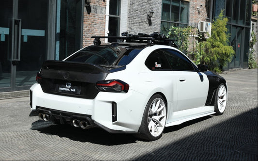 BMW M2C M2 G87 2023-ON & 2 Series M240i 230i G42 2022-ON with Aftermarket Parts - Vor Style Trunk Dry Pre-preg Carbon Fiber from Aero Republic