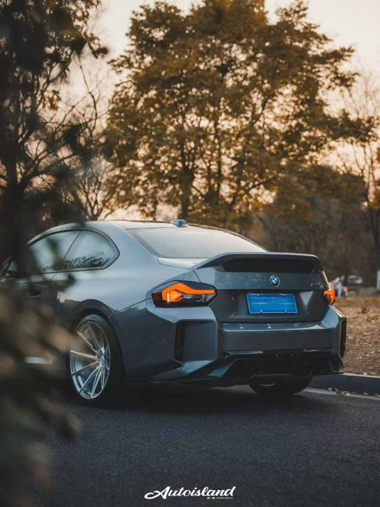 BMW M2C M2 G87 2023-ON & 2 Series M240i 230i G42 2022-ON with Aftermarket Parts - Vor Style Trunk Dry Pre-preg Carbon Fiber from Aero Republic