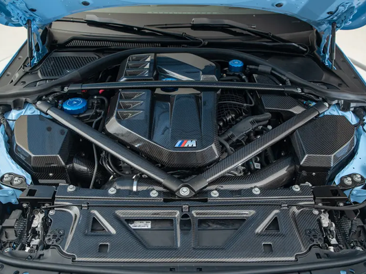 BMW M2C M2 G87 2023-ON with Aftermarket Parts - Front Upper Radiator Cooling Plate Dry Pre-preg Carbon Fiber from Aero Republic