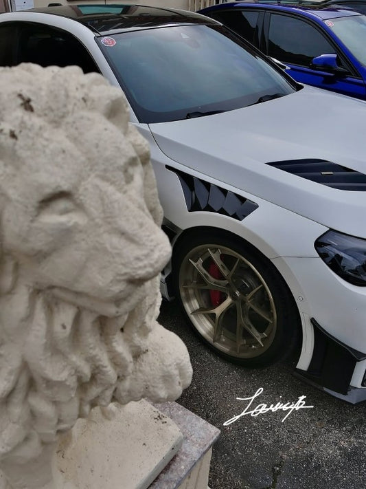 BMW M2C M2 G87 2023-ON & 2 Series M240i 230i G42 2022-ON with Aftermarket Parts - Vor Style Hood Dry Pre-preg Carbon Fiber from Aero Republic