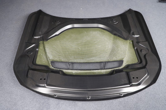BMW M2C M2 G87 2023-ON & 2 Series M240i 230i G42 2022-ON with Aftermarket Parts - N Style Hood Dry Pre-preg Carbon Fiber from Aero Republic