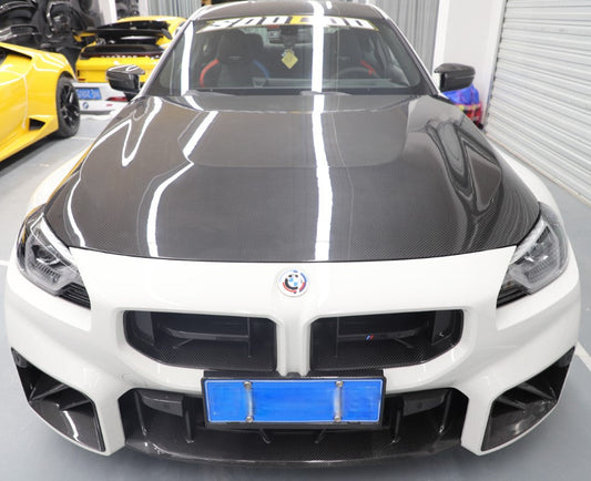 BMW M2C M2 G87 2023-ON & 2 Series M240i 230i G42 2022-ON with Aftermarket Parts - OE Style Hood Dry Pre-preg Carbon Fiber from Aero Republic