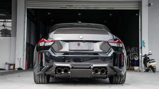 BMW M2C M2 G87 2023-ON & 2 Series M240i 230i G42 2022-ON with Aftermarket Parts - CSL Style Trunk Dry Pre-preg Carbon Fiber from Aero Republic