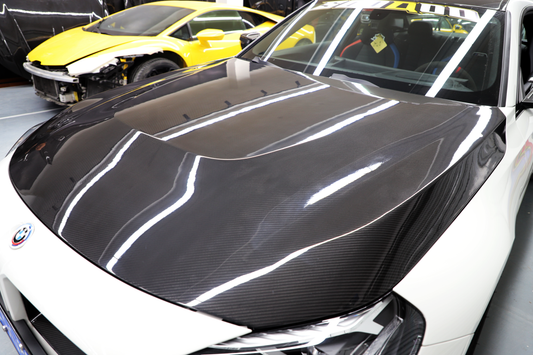 BMW M2CS M2 G87 2023-ON & 2 Series M240i 230i G42 2022-ON with Aftermarket Parts - OE Style Hood Dry Pre-preg Carbon Fiber from Aero Republic