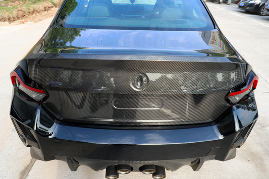 BMW M2C M2 G87 2023-ON & 2 Series M240i 230i G42 2022-ON with Aftermarket Parts - OE Style Trunk Dry Pre-preg Carbon Fiber from Aero Republic