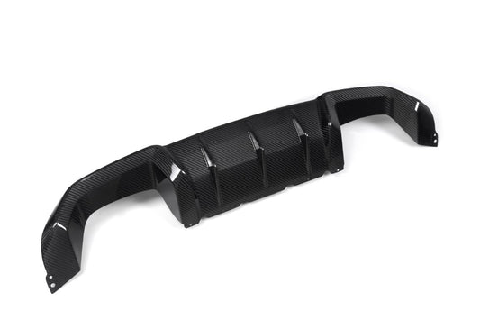 BMW M2 M2C F87 2016 2017 2018 2019 2020 2021 with Aftermarket Parts - MP Style Rear Diffuser Pre-preg Carbon Fiber from Aero Republic