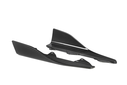 BMW M2 M2C F87 2016 2017 2018 2019 2020 2021 with Aftermarket Parts - MP Style Side Skirt Winglets Pre-preg Carbon Fiber from Aero Republic
