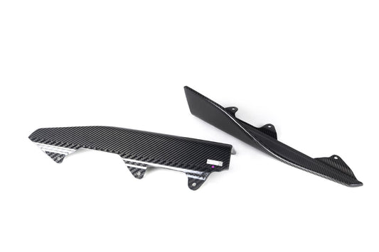BMW M2 M2C F87 2016 2017 2018 2019 2020 2021 with Aftermarket Parts - MP Style Side Skirt Winglets Pre-preg Carbon Fiber from Aero Republic