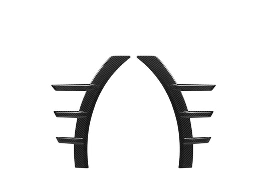 BMW M2 M2C G87 2023 2024 with Aftermarket Parts - MP Style Front Fender Vent Trim Pre-preg Carbon Fiber from Aero Republic