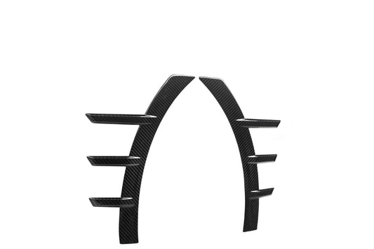 BMW M2 M2C G87 2023 2024 with Aftermarket Parts - MP Style Front Fender Vent Trim Pre-preg Carbon Fiber from Aero Republic