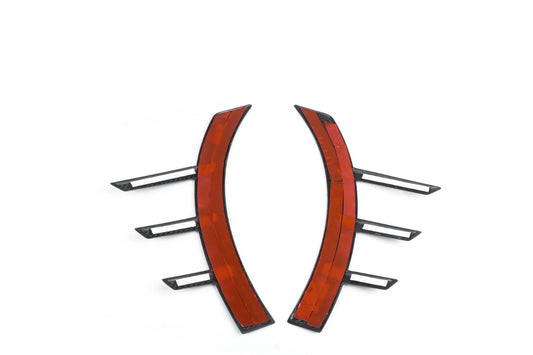 BMW M2 M2C G87 2023 2024 with Aftermarket Parts - MP Style Front Fender Vent Trim Pre-preg Carbon Fiber from Aero Republic