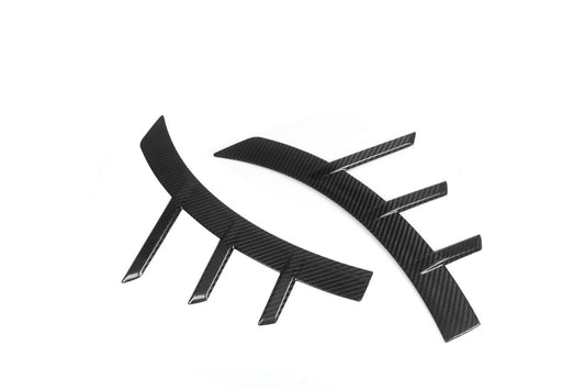 BMW M2 M2C G87 2023 2024 with Aftermarket Parts - MP Style Front Fender Vent Trim Pre-preg Carbon Fiber from Aero Republic