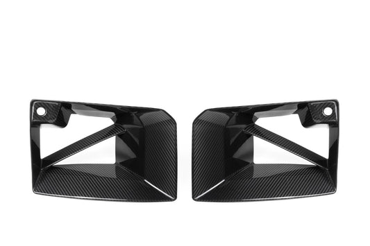 BMW M2 M2C G87 2023 2024 with Aftermarket Parts - MP Style Front Side Vent Trim Replacement Pre-preg Carbon Fiber from Aero Republic