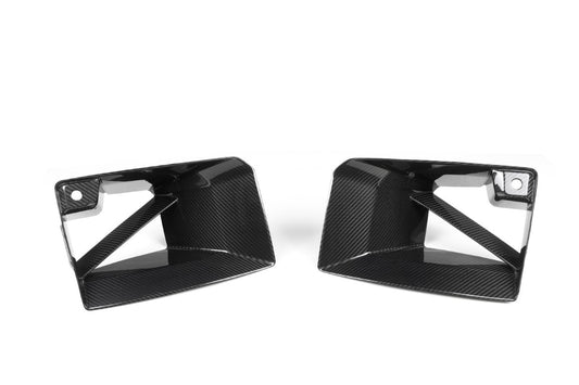 BMW M2 M2C G87 2023 2024 with Aftermarket Parts - MP Style Front Side Vent Trim Replacement Pre-preg Carbon Fiber from Aero Republic
